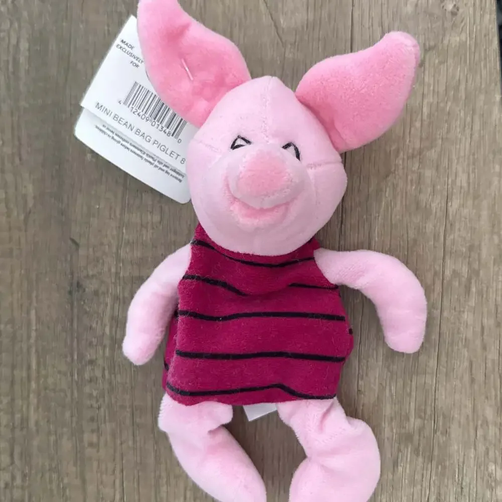 Disney Store Piglet Mini‎ Bean Bag Plush, Winnie The Pooh